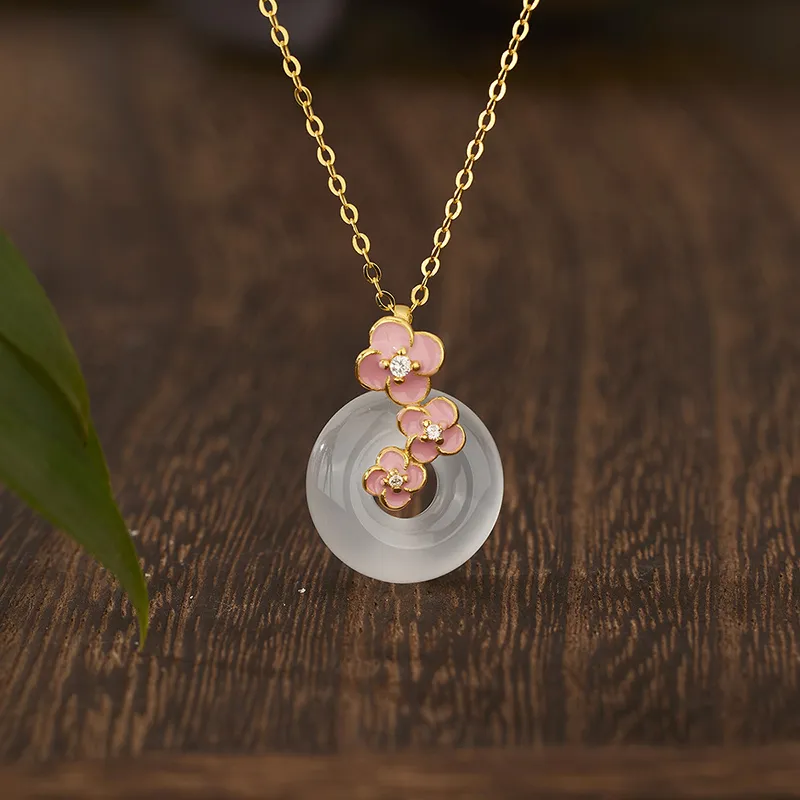 Zheng Baifu Chalcedony Necklaces Women's-1