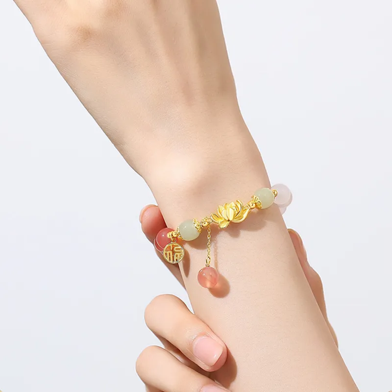 Zheng Baifu Agate Jade Bracelets Women's-2