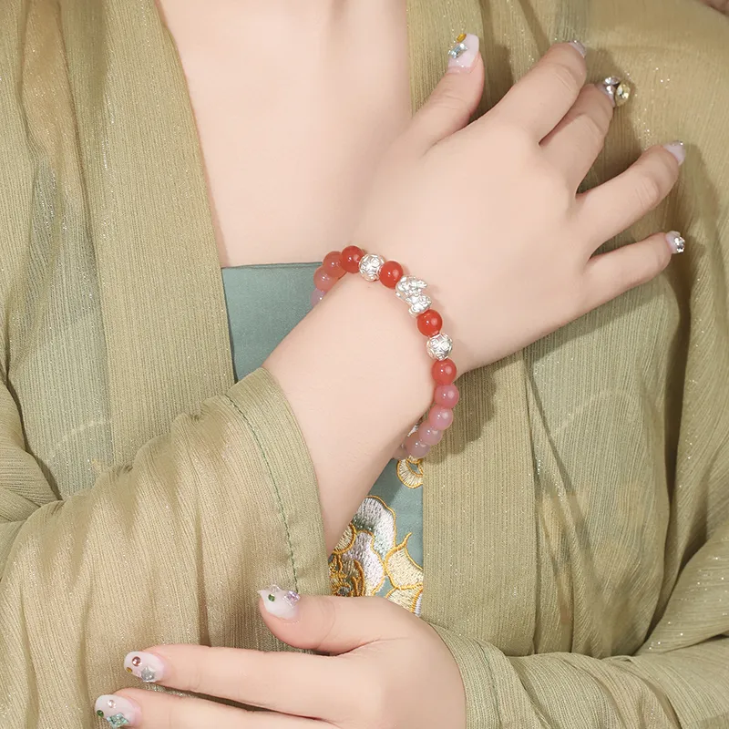 Zheng Baifu Natural Agate Bracelets Women's-3