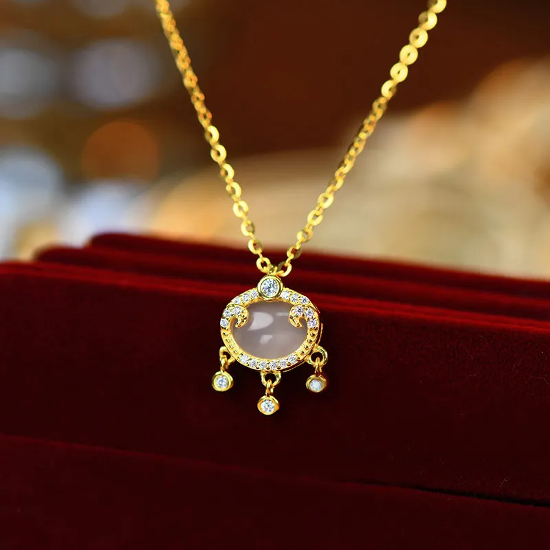 Zheng Baifu Chalcedony Necklaces Women's-1