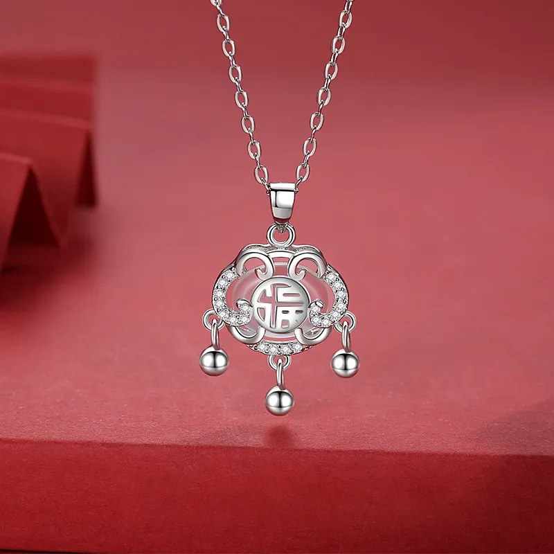 Zheng Baifu Chalcedony Necklaces Women's-3