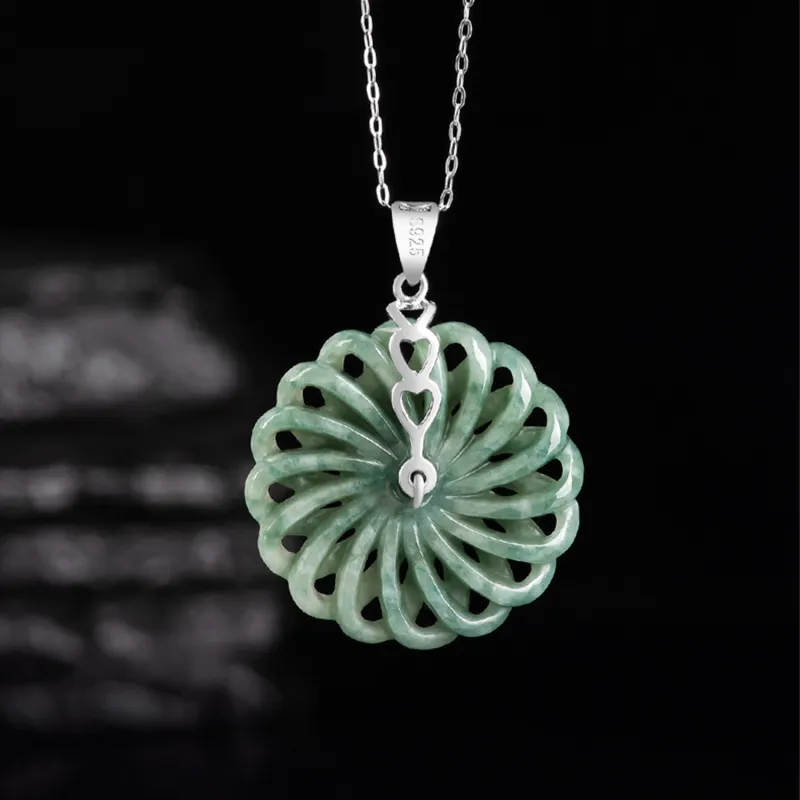 Zheng Baifu Bean Type Jadeite Necklaces Women's-5