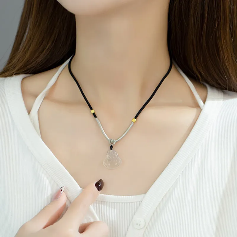 Zheng Baifu Chalcedony Necklaces Women's-2
