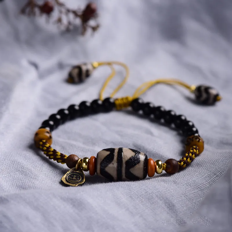 Zheng Baifu Ebony Wooden Bracelets Unisex-2