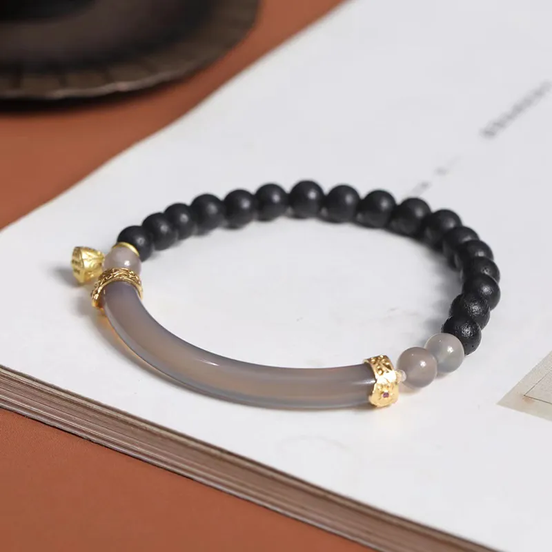 Zheng Baifu Agarrattan Wooden Bracelets Unisex-2