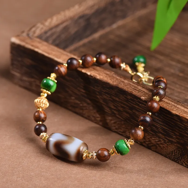Zheng Baifu Sandalwood Wooden Bracelets Unisex-3