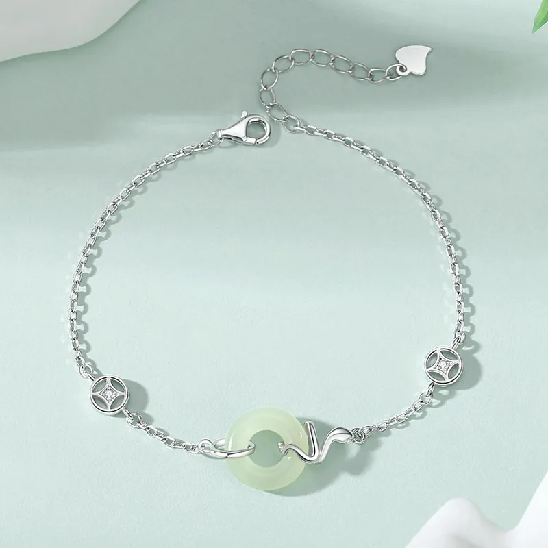 Zheng Baifu Hetian Jade Bracelets White Jade/Pale Greenish White Jade Women's-5