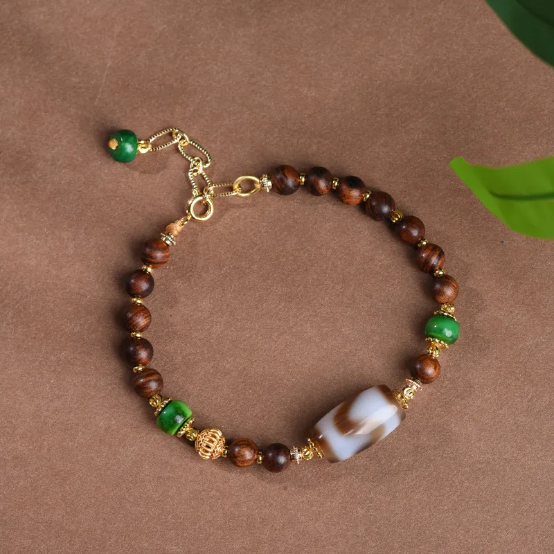 Zheng Baifu Sandalwood Wooden Bracelets Unisex-4