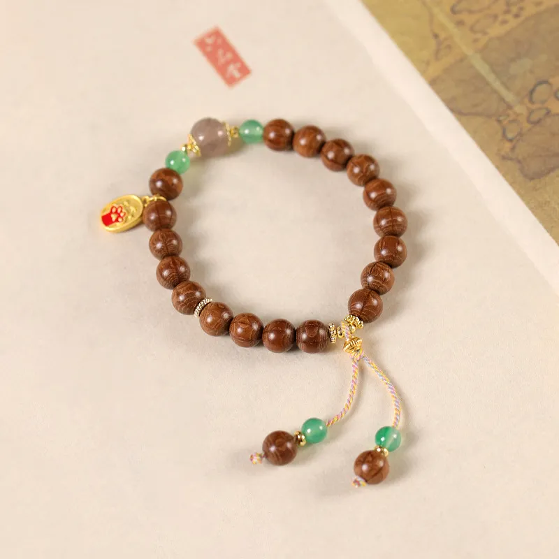 Zheng Baifu Zabelia Biflora Wooden Bracelets Unisex-2