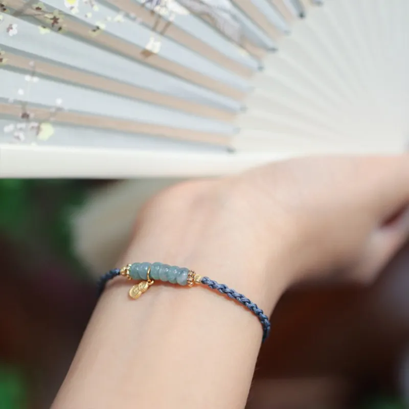 Zheng Baifu Glutinous Jade Jadeite Bracelets Women's-3