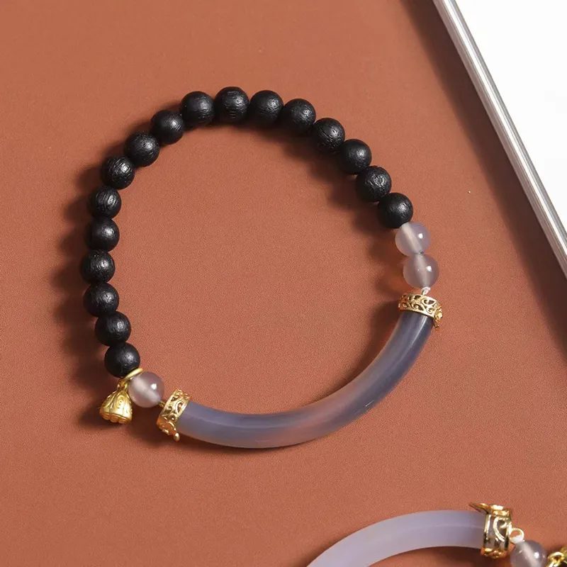 Zheng Baifu Agarrattan Wooden Bracelets Unisex-4
