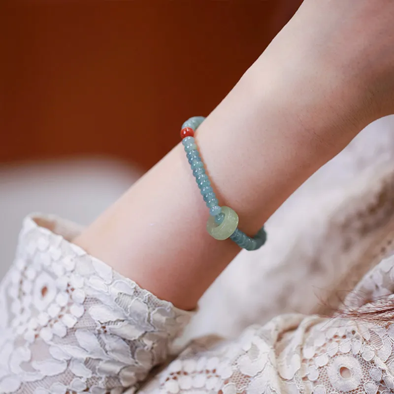Zheng Baifu Glutinous Jade Bracelets Women's-2