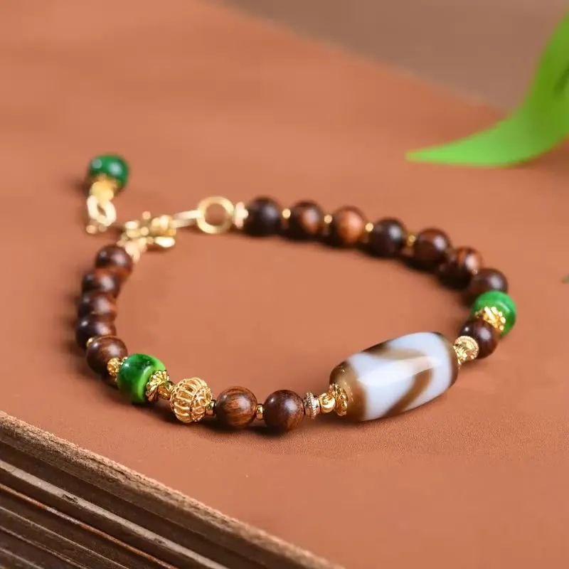 Zheng Baifu Sandalwood Wooden Bracelets Unisex-6