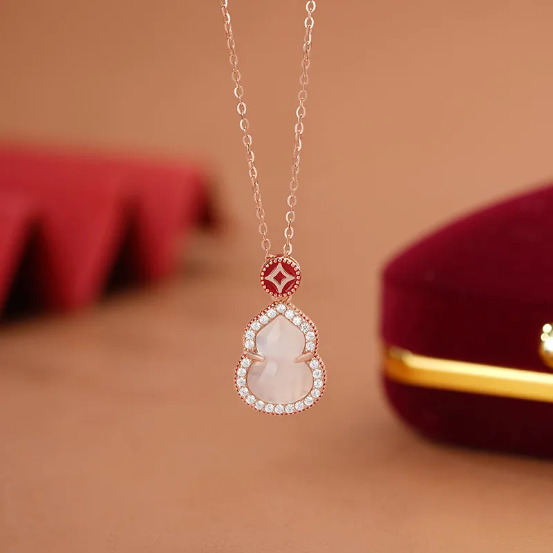Zheng Baifu Chalcedony Necklaces Women's-3