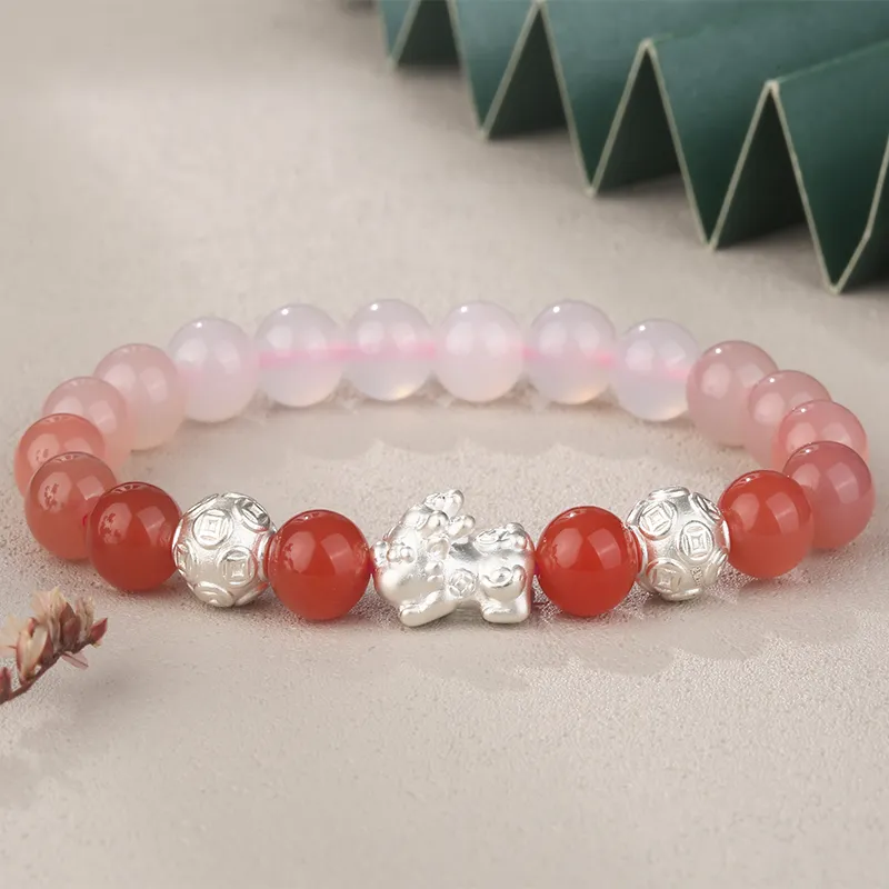 Zheng Baifu Natural Agate Bracelets Women's-2