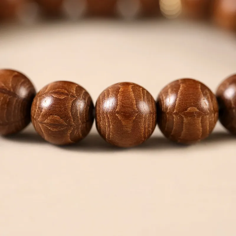Zheng Baifu Zabelia Biflora Wooden Bracelets Unisex-5