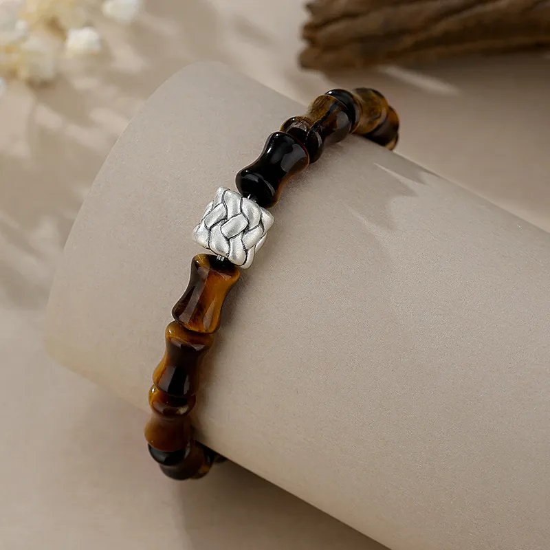 Zheng Baifu Natural Tiger's Eye Stone Bracelets Men's-1