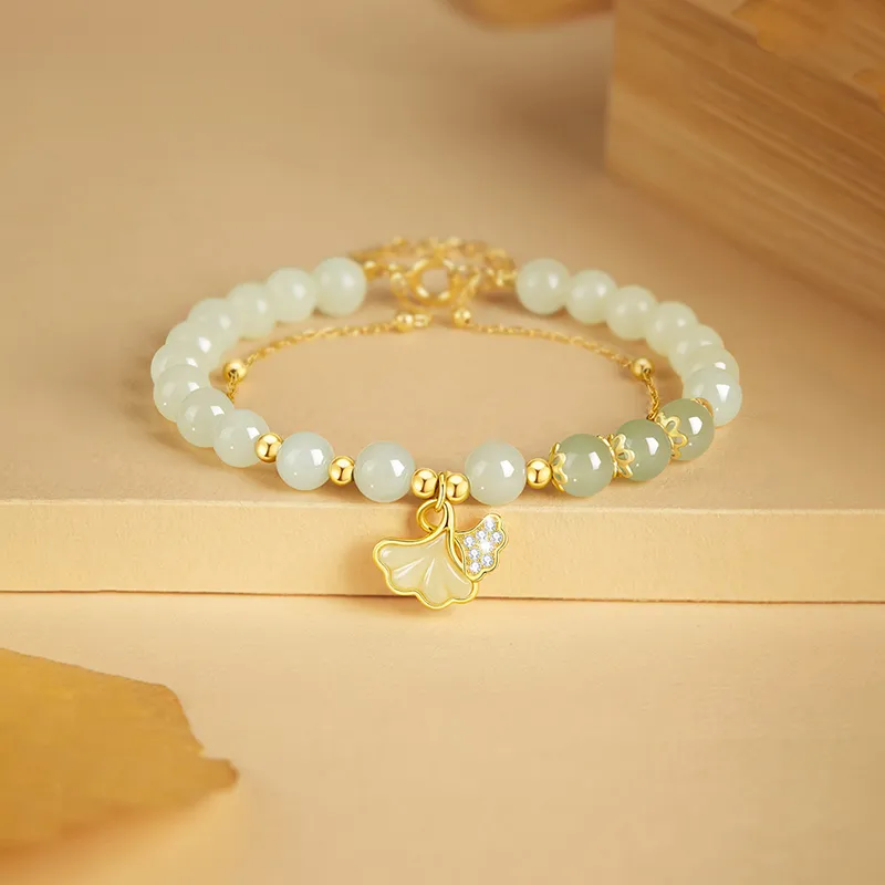 Zheng Baifu Bracelets White Jade/Pale Greenish White Jade Women's-4