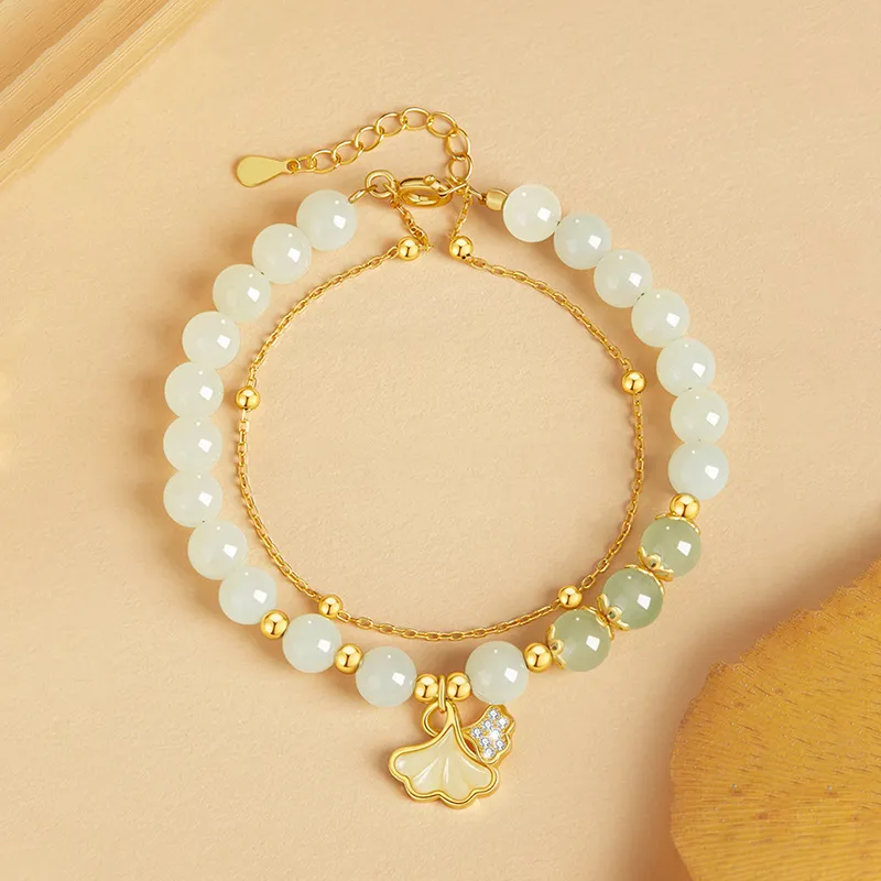 Zheng Baifu Bracelets White Jade/Pale Greenish White Jade Women's-2