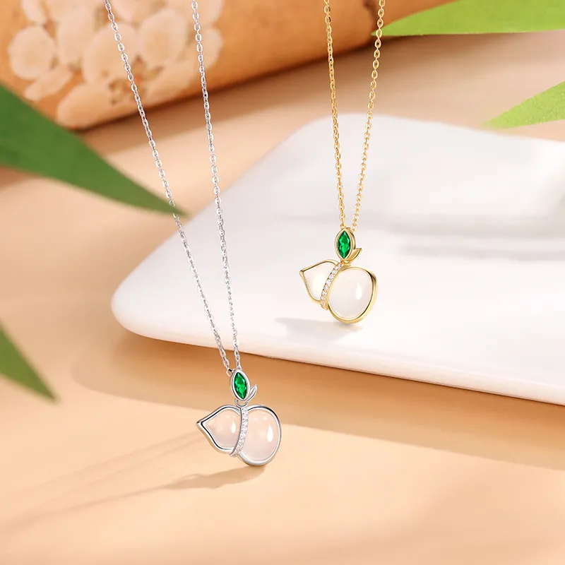 Zheng Baifu Chalcedony Necklaces Women's-2