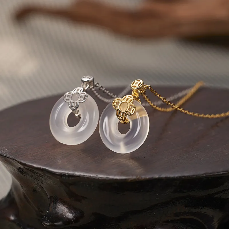 Zheng Baifu Chalcedony Necklaces Women's-1