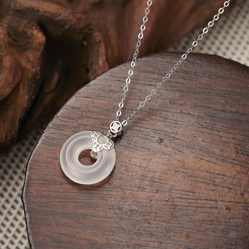 Zheng Baifu Chalcedony Necklaces Women's-5