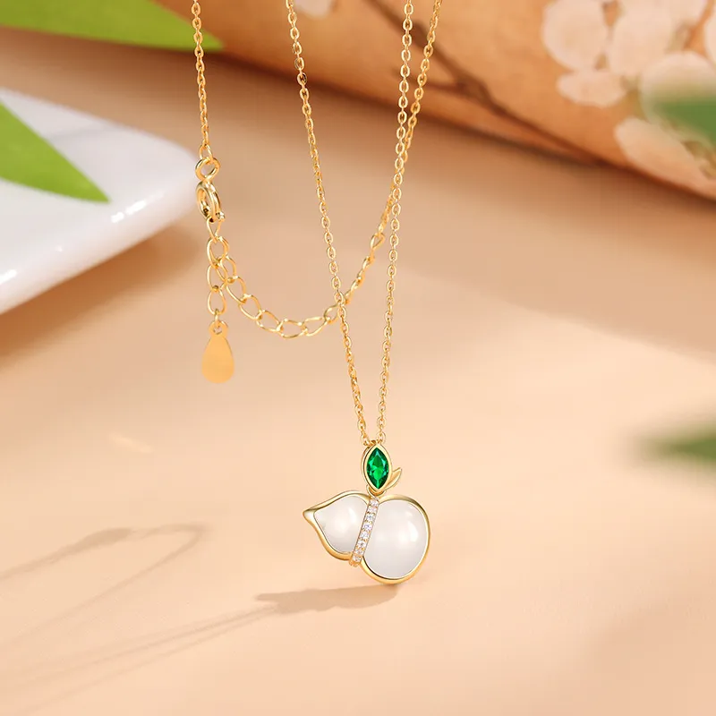 Zheng Baifu Chalcedony Necklaces Women's-5