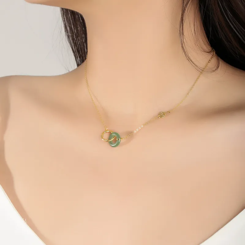 Zheng Baifu Agate Jade Necklaces Women's-2