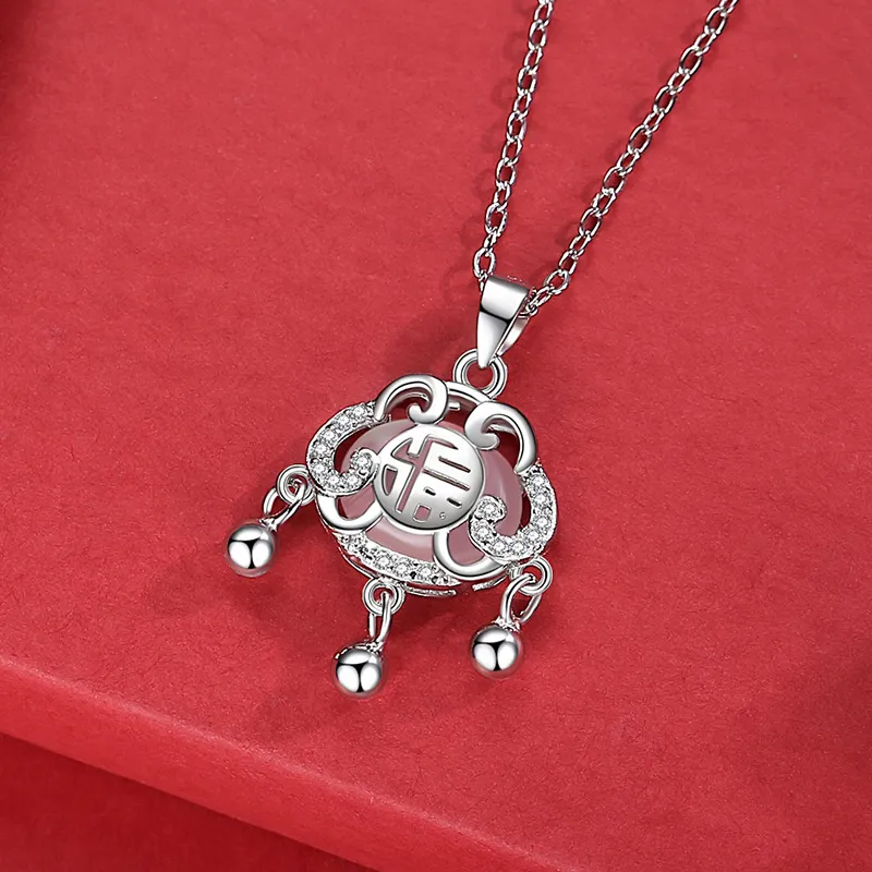 Zheng Baifu Chalcedony Necklaces Women's-4