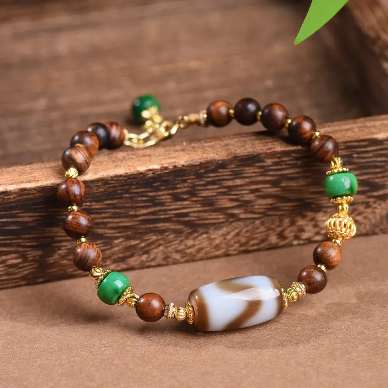 Zheng Baifu Sandalwood Wooden Bracelets Unisex-2