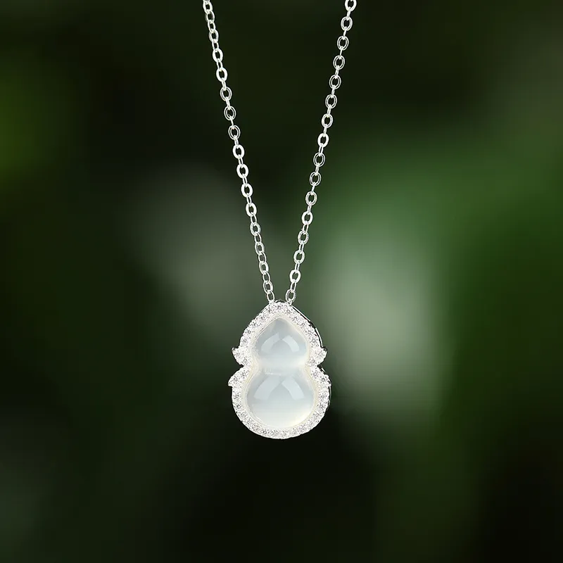 Zheng Baifu Chalcedony Necklaces Women's-4