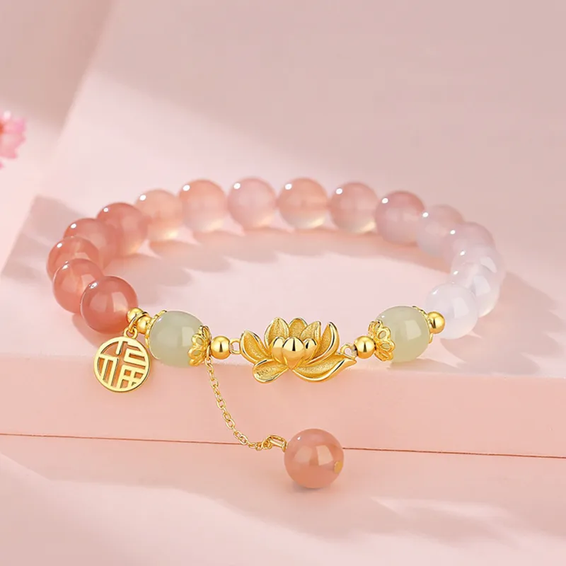 Zheng Baifu Agate Jade Bracelets Women's-4