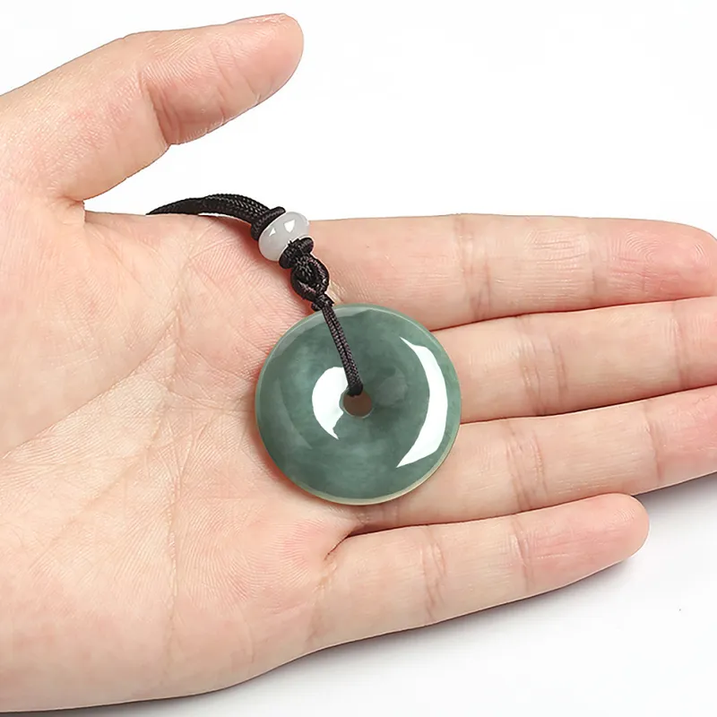 Zheng Baifu Glutinous Jade Necklaces Unisex-1