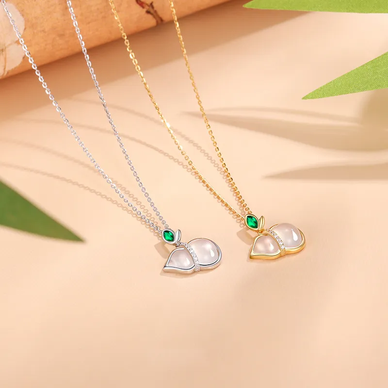 Zheng Baifu Chalcedony Necklaces Women's-4