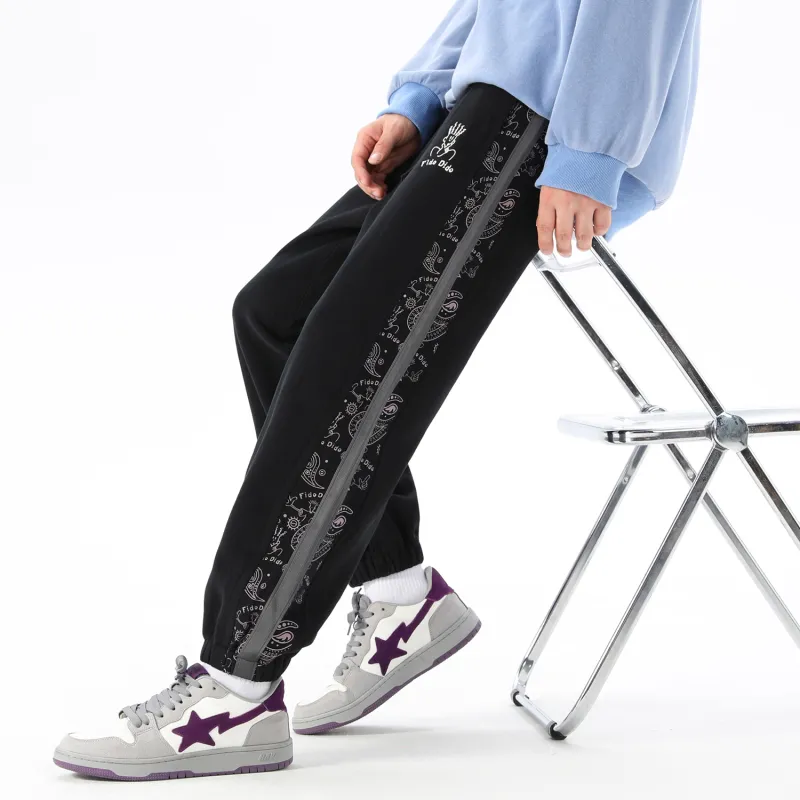 FIDO DIDO Casual Pants Unisex-9