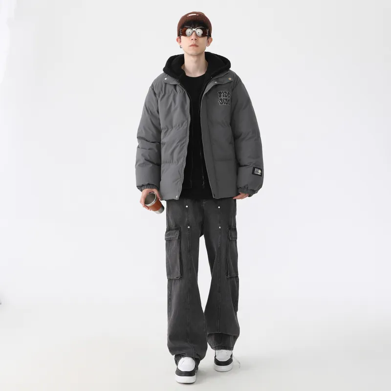 FIDO DIDO Puffer Jackets Unisex-13