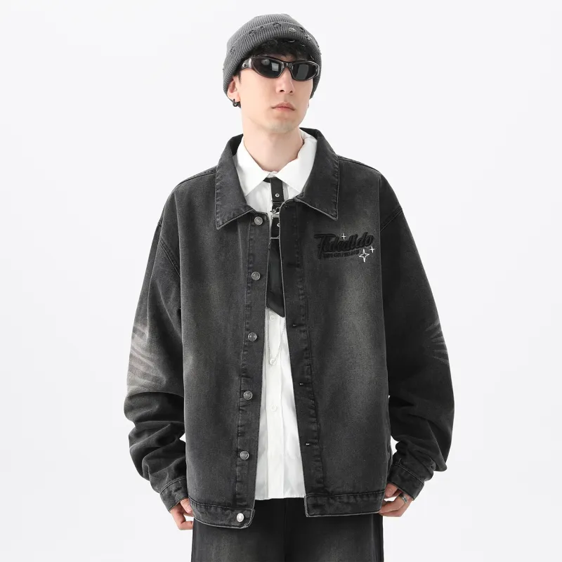 FIDO DIDO Denim Jackets Unisex-2
