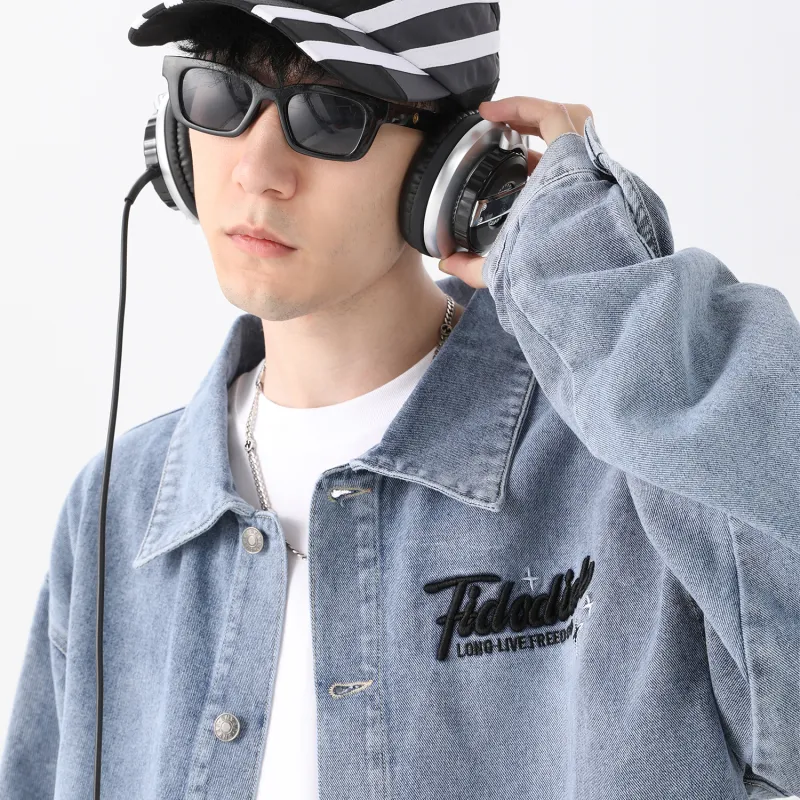 FIDO DIDO Denim Jackets Unisex-11