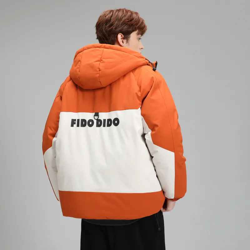 FIDO DIDO Puffer Jackets Unisex-17