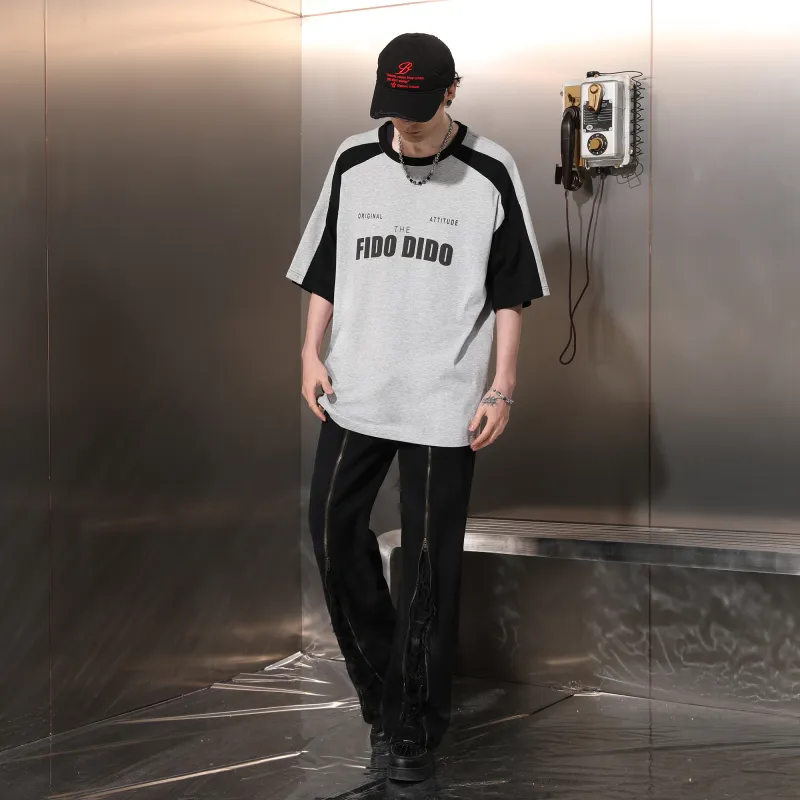 FIDO DIDO Short Sleeved T Shirts Unisex-21
