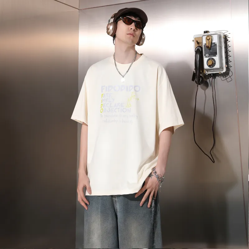 FIDO DIDO Short Sleeved T Shirts Unisex-29