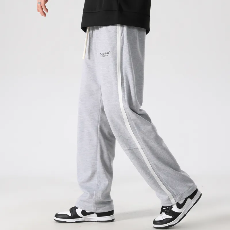 FIDO DIDO Knitted Sweatpants Unisex Couple's-19