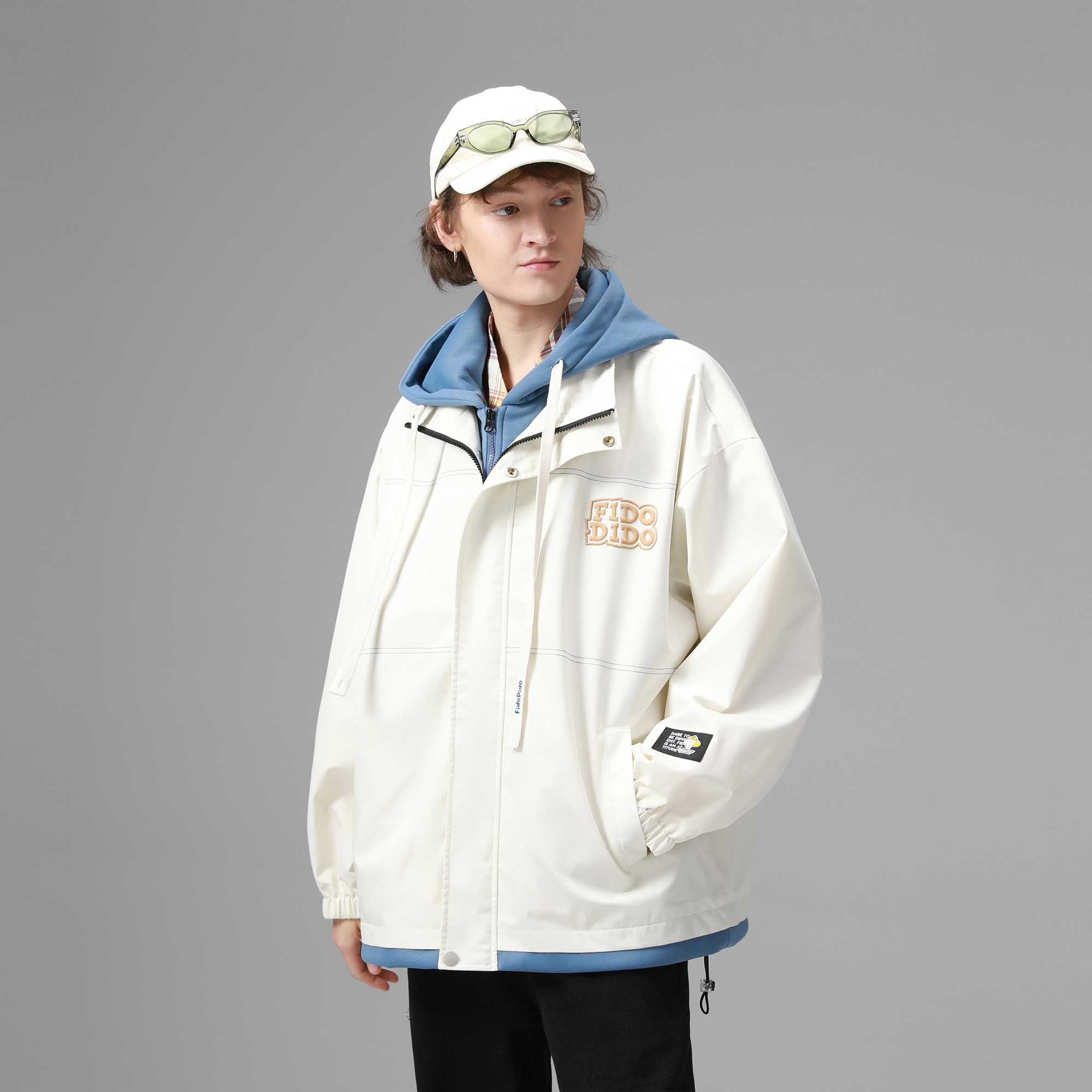 FIDO DIDO Jackets Unisex Black (Jacket) L - POIZON