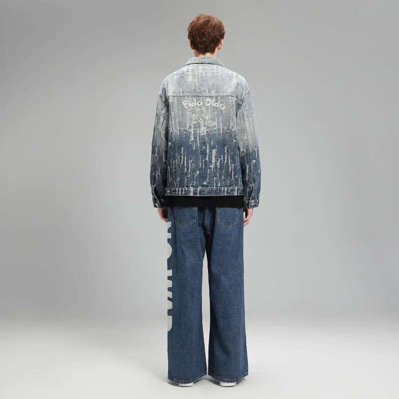 FIDO DIDO Denim Jackets Unisex-19