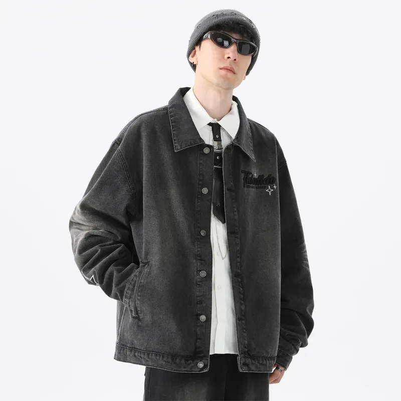 FIDO DIDO Denim Jackets Unisex-4