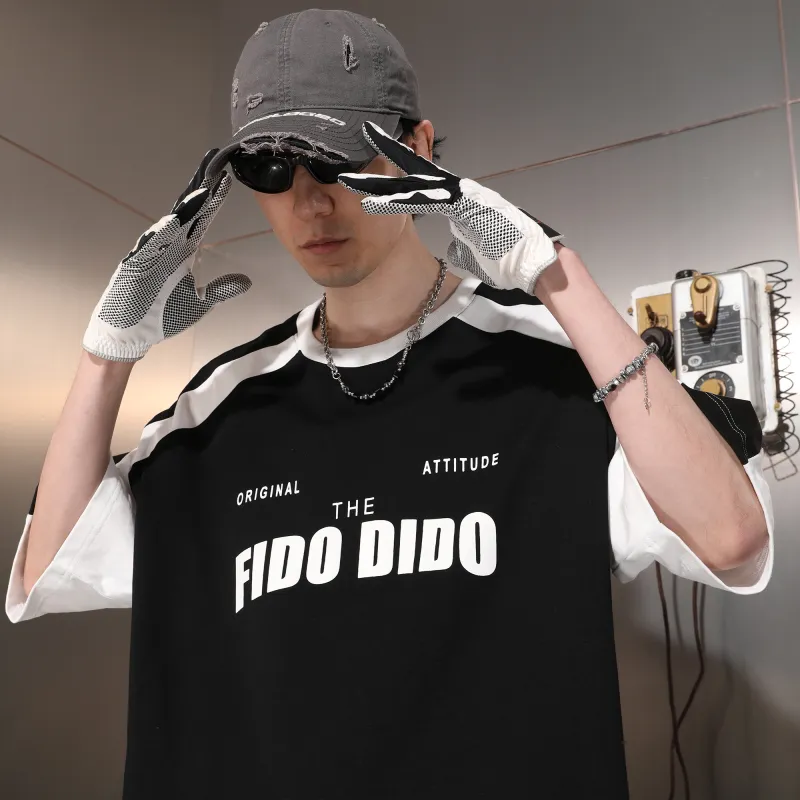 FIDO DIDO Short Sleeved T Shirts Unisex-4