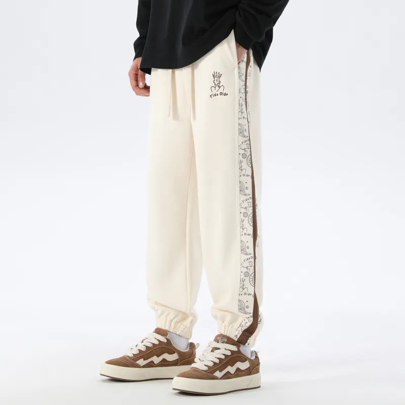 FIDO DIDO Casual Pants Unisex-12