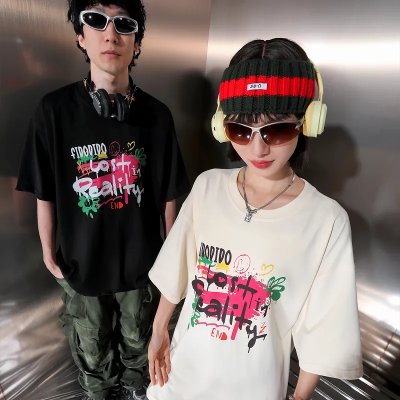 FIDO DIDO Short Sleeved T Shirts Unisex-3