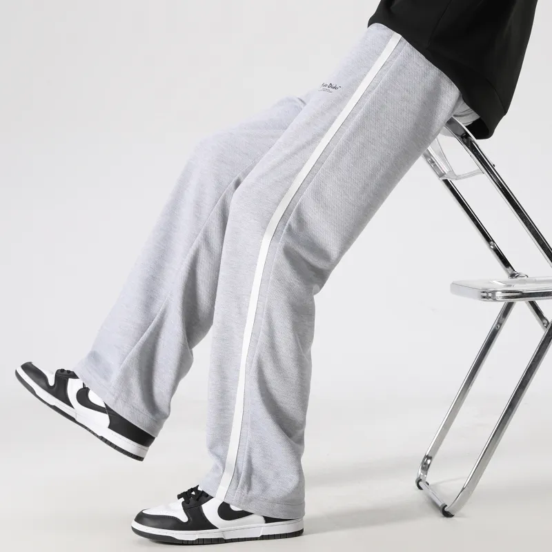FIDO DIDO Knitted Sweatpants Unisex Couple's-18
