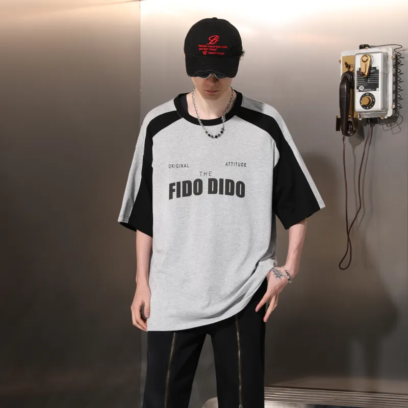 FIDO DIDO Short Sleeved T Shirts Unisex-20